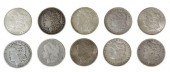 (10) U.S. MORGAN SILVER DOLLAR