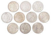 (10) U.S. MORGAN SILVER DOLLAR