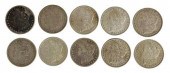 (10) U.S. MORGAN SILVER DOLLAR
