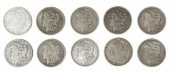 (10) U.S. MORGAN SILVER DOLLAR