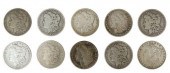 (10) U.S. MORGAN SILVER DOLLAR