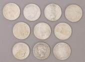 (10) U.S. PEACE SILVER DOLLARS