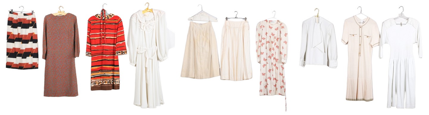 (10) Vintage garment group to