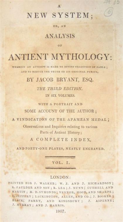 10 vols.  Ancient Mythology &