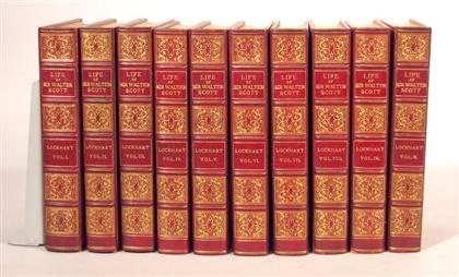 10 vols.  Lockhart, John Gibson.