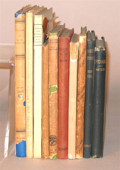10 vols.  Poetry, Literature,