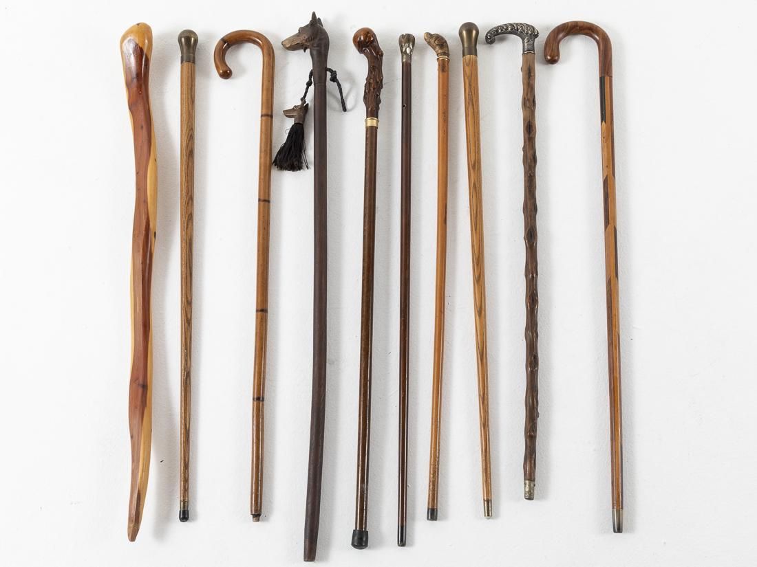 10 WALKING STICKSProperty from a