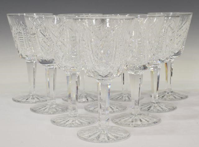 (10) WATERFORD 'CLARE' CRYSTAL