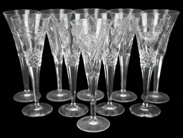 10 WATERFORD CRYSTAL MILLENNIUM