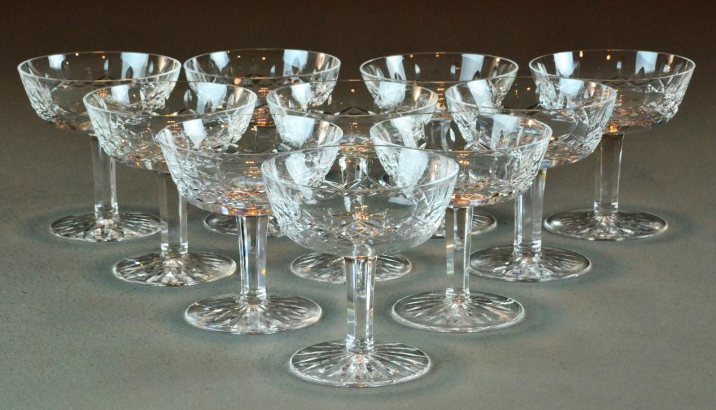(10). Waterford Crystal Sherbet