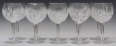 (10) WATERFORD LISMORE CRYSTAL