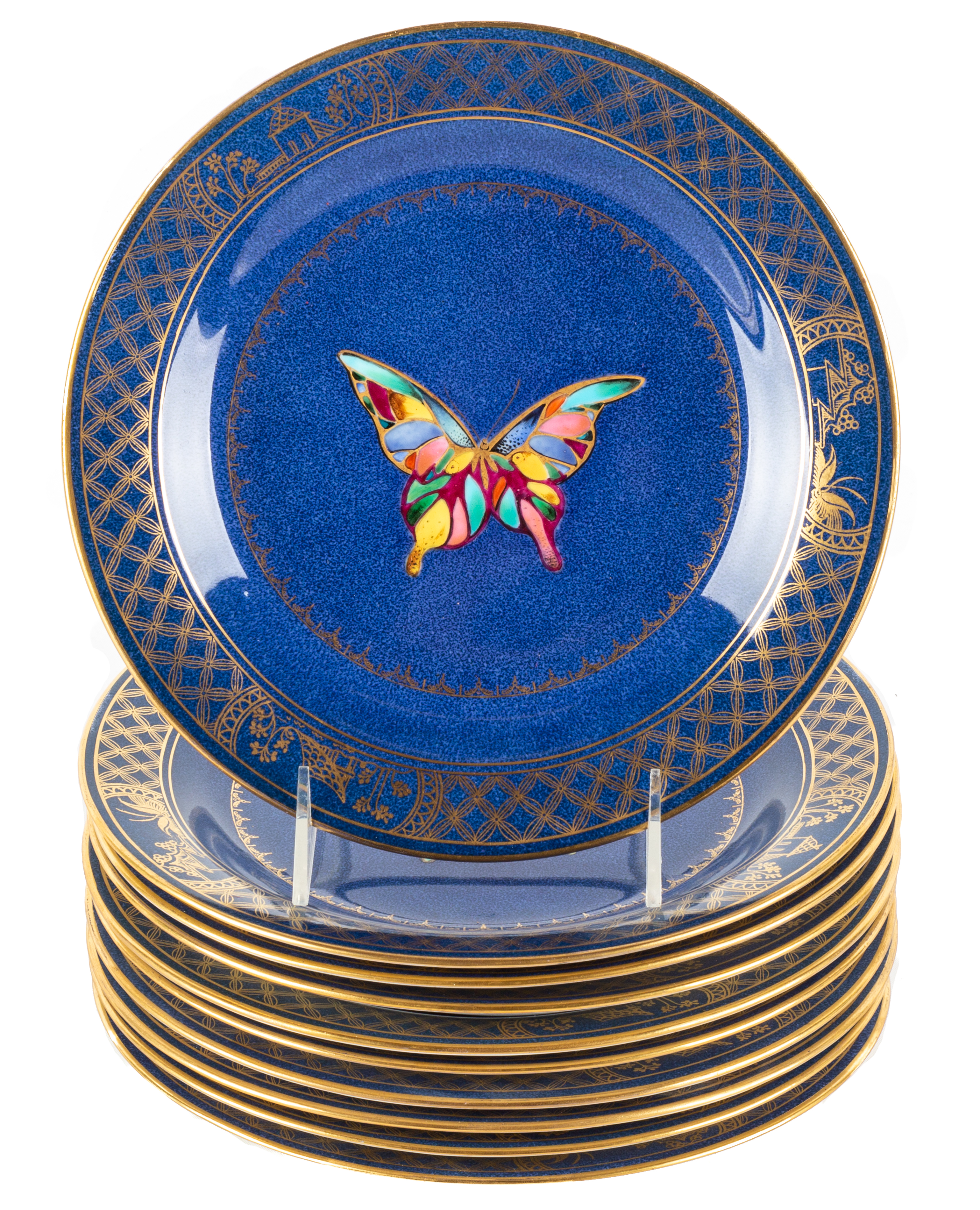 (10) WEDGWOOD BUTTERFLY LUSTRE