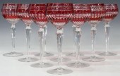 (10) WEDGWOOD CROWN RUBY HOCK