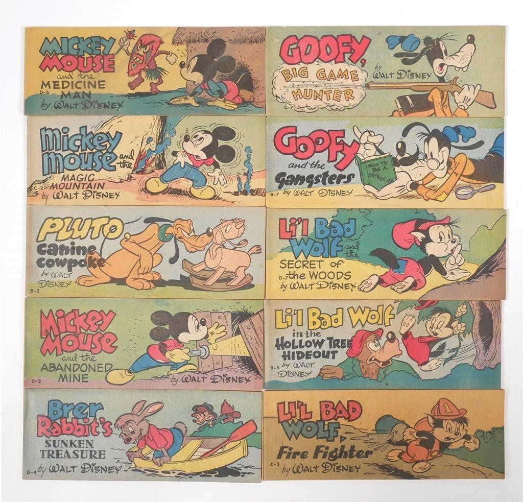 (10) WHEATIES COMIC BOOKS DISNEY