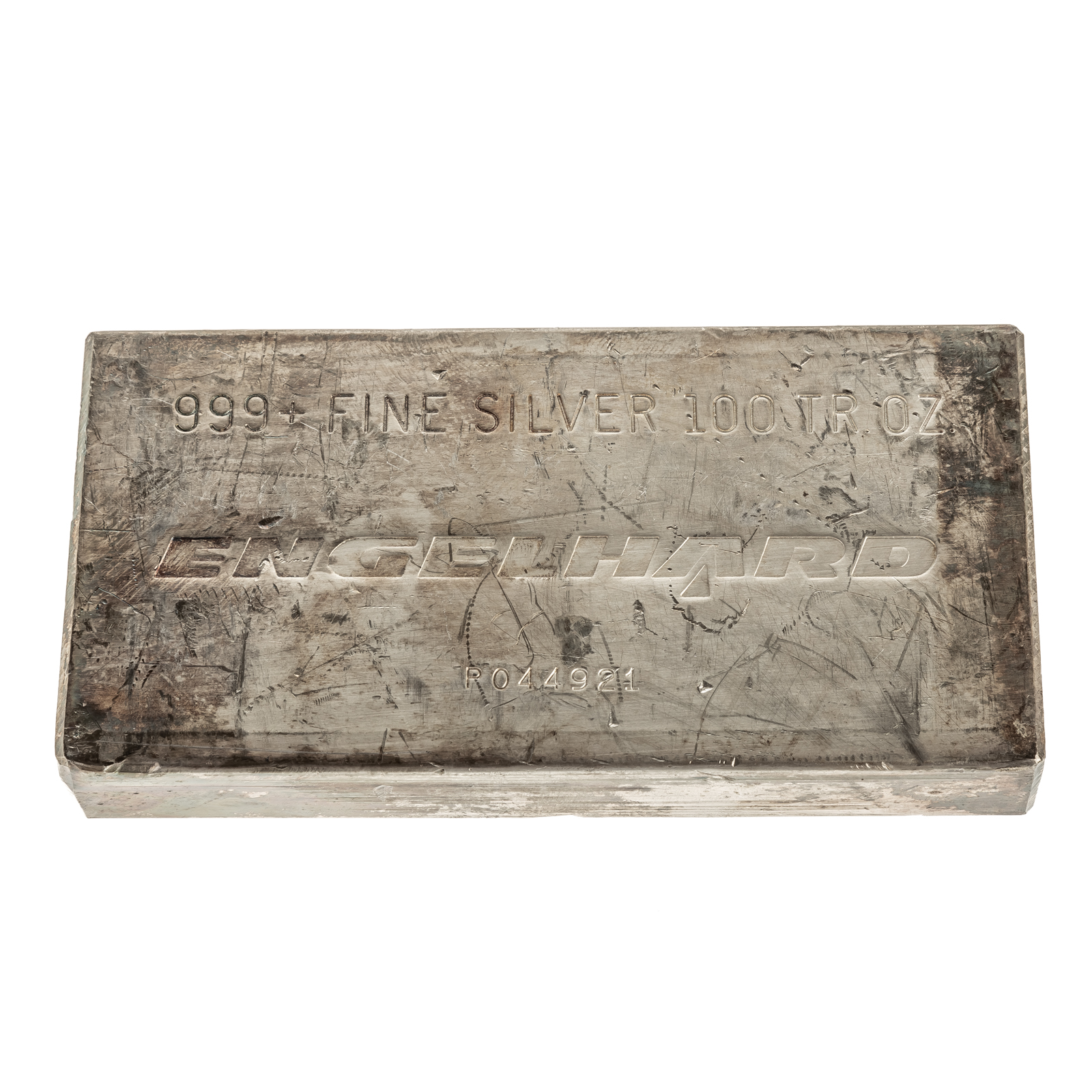 100 OUNCE ENGELHARD .999 SILVER BAR