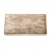 100 OUNCE ENGELHARD SILVER BAR