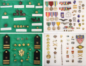 (100) U.S ARMY, USN, BUTTONS,