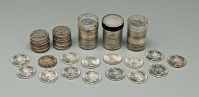 100 U.S. silver dollars, 73