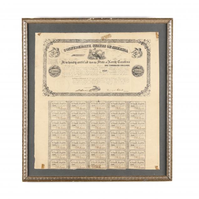 $1000 NORTH CAROLINA CONFEDERATE
