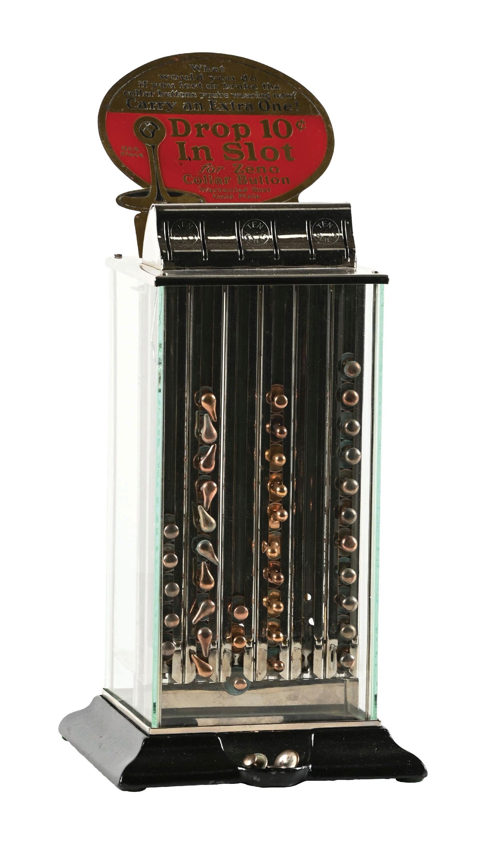 10&#162; ZENO COLLAR BUTTON VENDING