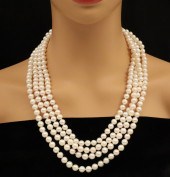 103" ENDLESS STRAND PEARL NECK