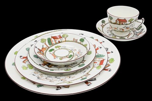 105 PIECE CROWN STAFFORDSHIRE
