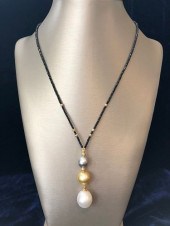 10.5MM - 15MM WHITE AND GOLD S