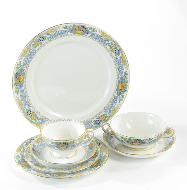 107 PIECE ADDERKETS LTD. FINE CHINA