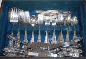 108-PIECE STERLING SILVER FLAT