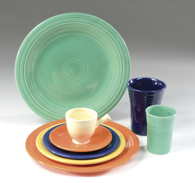 109 PIECES FIESTA POTTERY