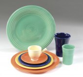 109 PIECES FIESTA POTTERY DINN