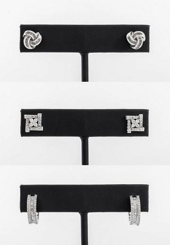 10K &AMP; 14K WHITE GOLD DIAMOND