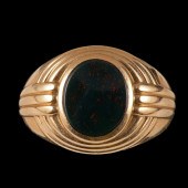 10k Bloodstone Gentleman's Rin