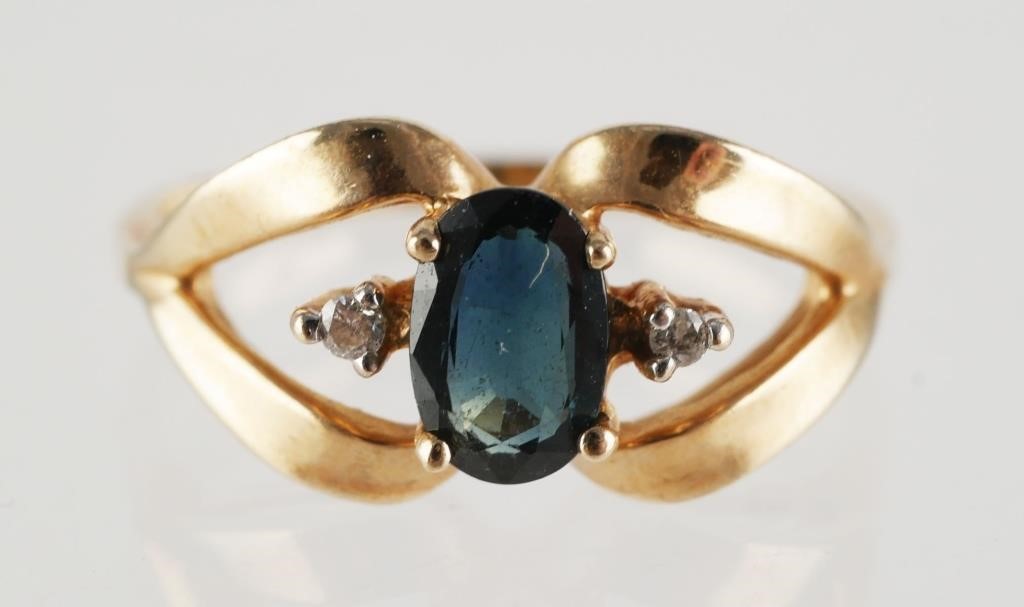 10K COLOR CHANGING GEMSTONE AND