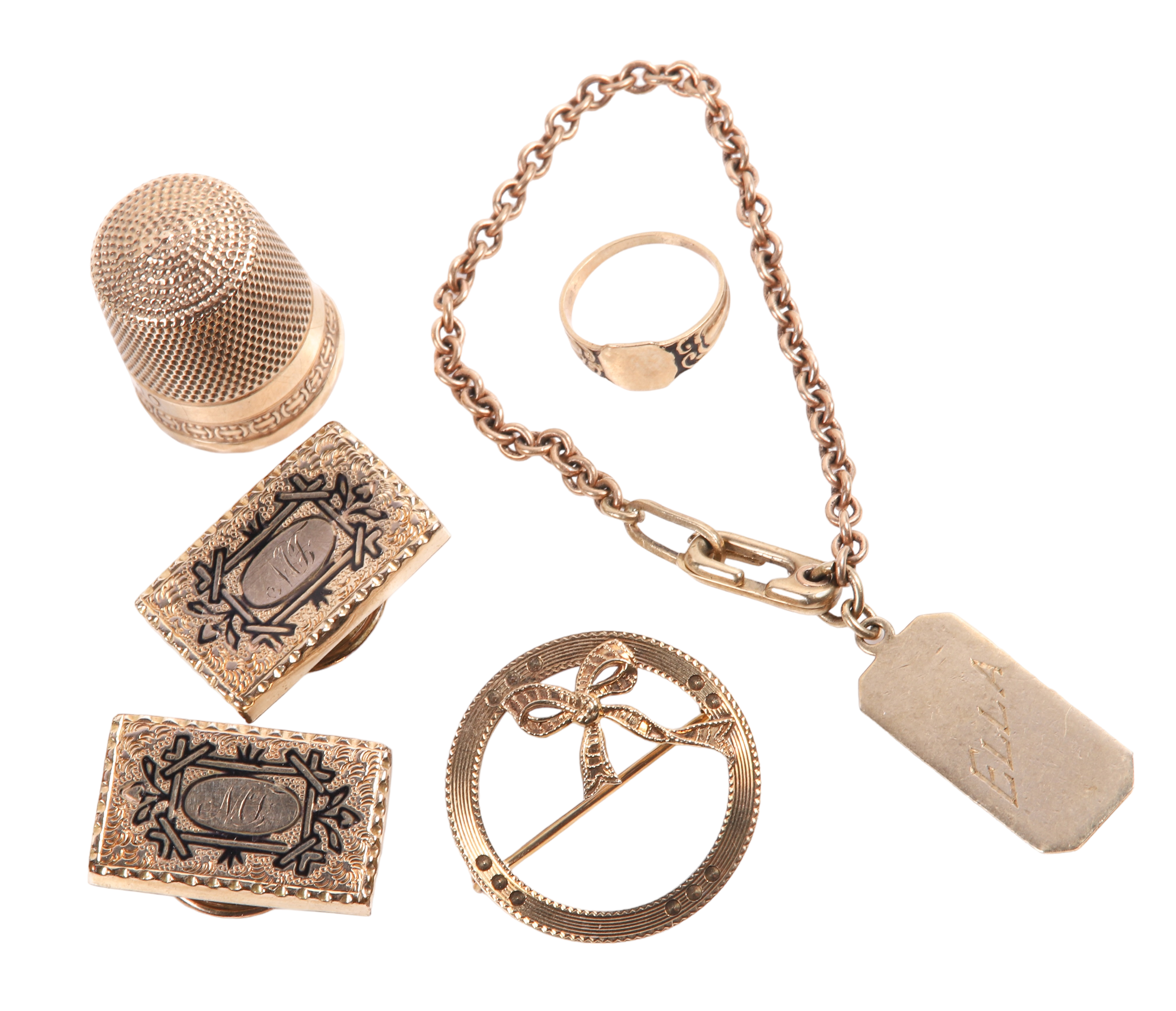 10K Gold and gold filled grouping