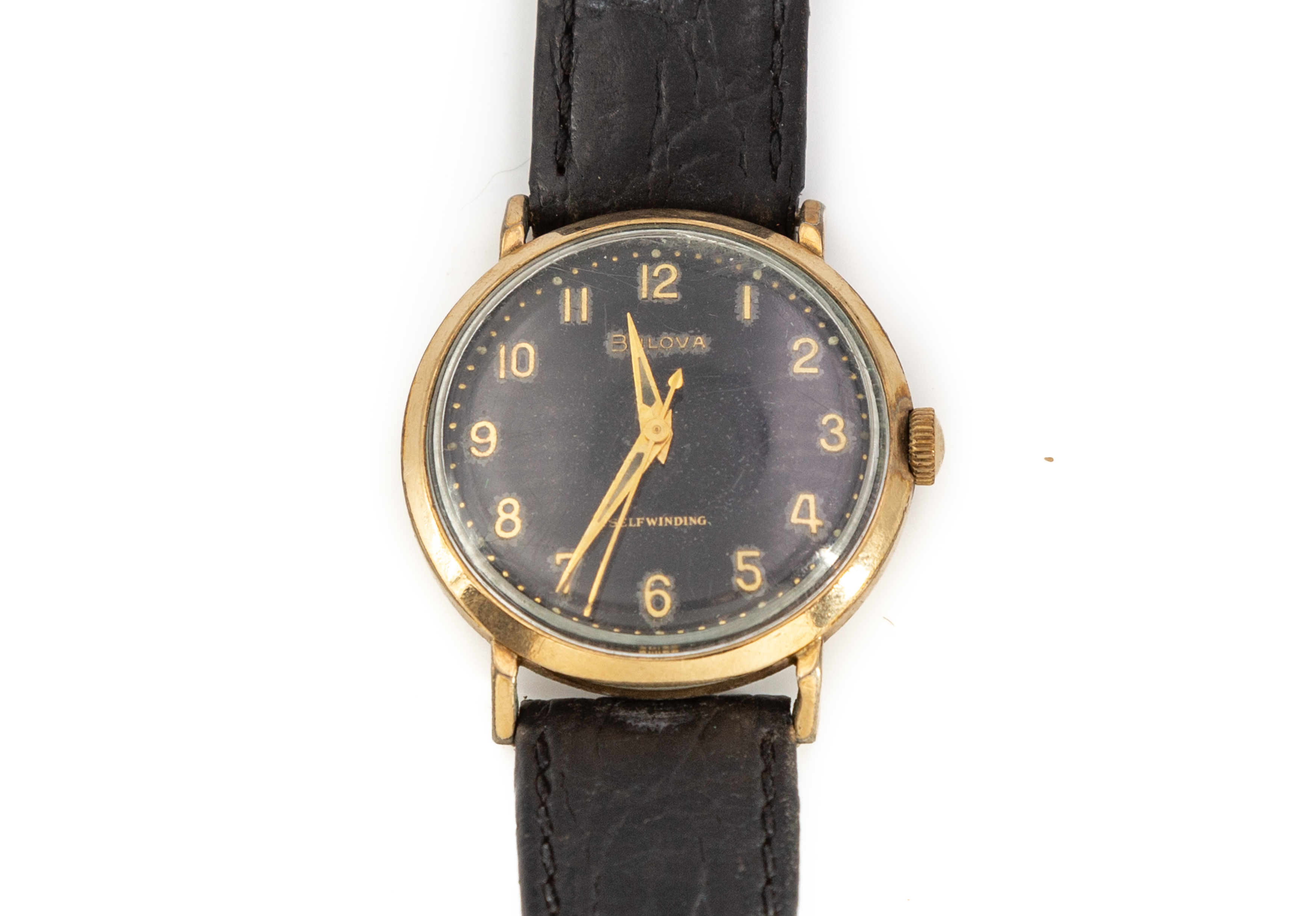10K GOLD BULOVA SELF WINDING