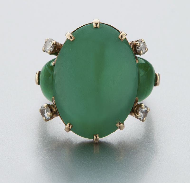 10K gold diamond and natural