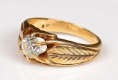 10K VINTAGE GENTS 1 CT OMC RIN