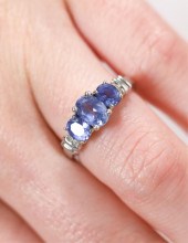 10K WG 1.8CTW SAPPHIRE & DIAMO