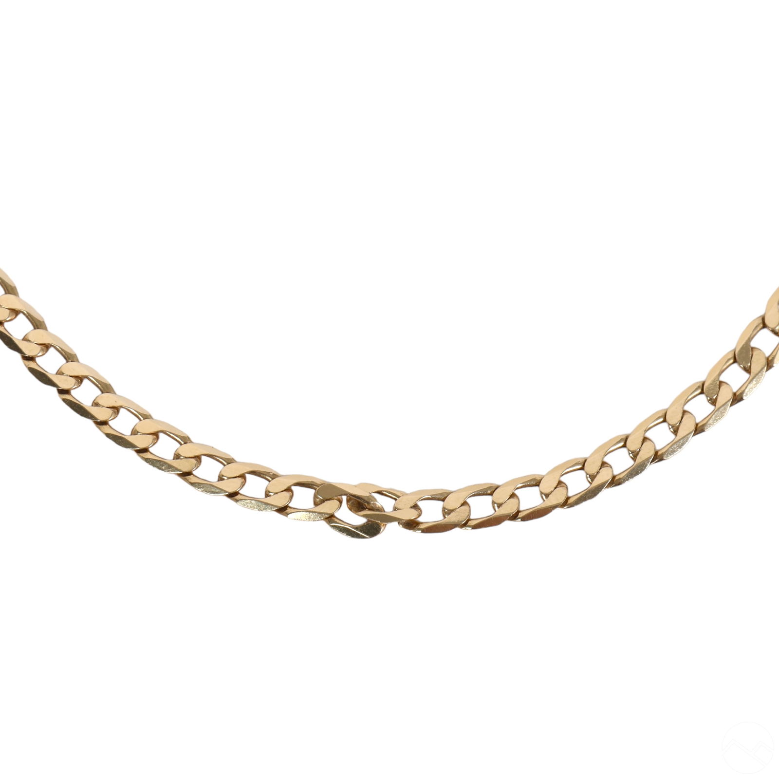 10K YELLOW GOLD CURB LINK 20" CHAIN