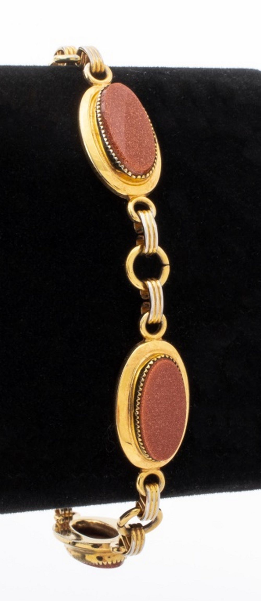 10K YELLOW GOLD GOLDSTONE