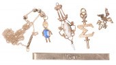 10K Yellow gold jewelry and ti