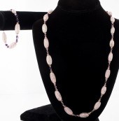 10K YG, ROSE QUARTZ & AMETHYST
