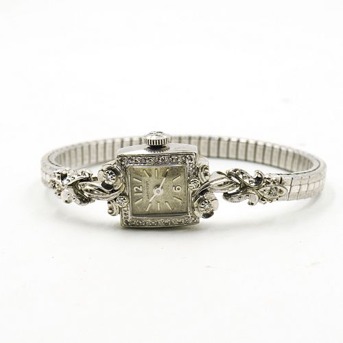 10KT WHITE GOLD HAMILTON LADIES