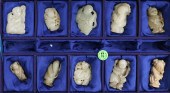 10pc Chinese Jade Children & F