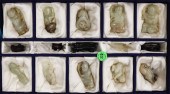 10pc Chinese Jade Children & F