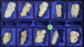 10pc Chinese Jade Figure & Swa