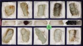 10pc Chinese Jade Standing Fig
