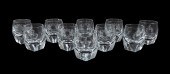10PC MOSER ARMORIAL CRYSTAL DO