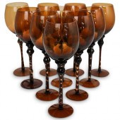 (10PC) MURANO GLASS STEMWAREDE